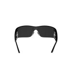 Women’s Bossy Mask Sunglasses in Black - Image 6